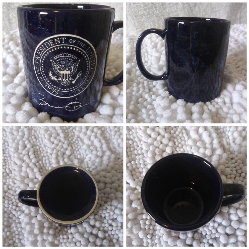 SOLD!! Seal of the President of the United States Barack Obama Signed 8oz Mug - Picture 7 of 7